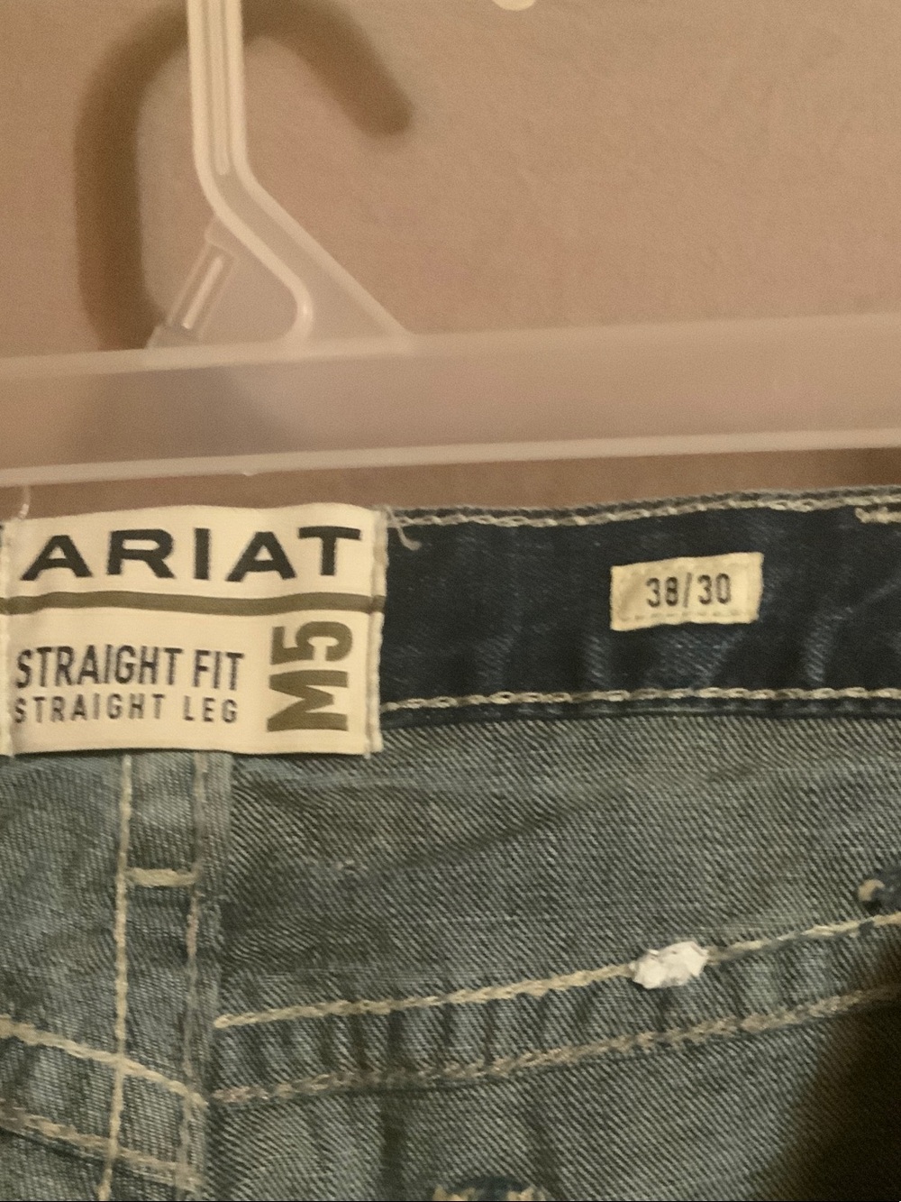 Ariat Men’s Straight Fit Jeans - Medium Blue